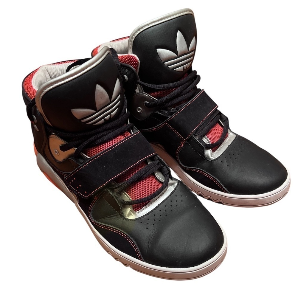 Adidas Roundhouse Mid Orange/Black/Silver Size 10 - Picture 1 of 6